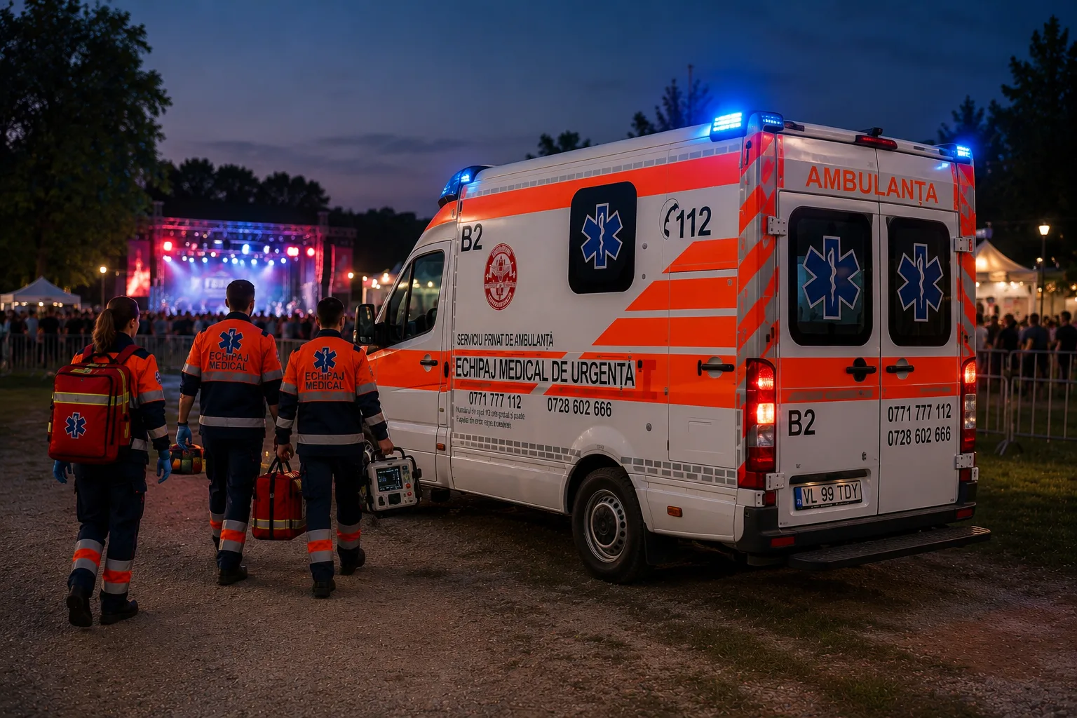 Ambulanta TADYMED la eveniment