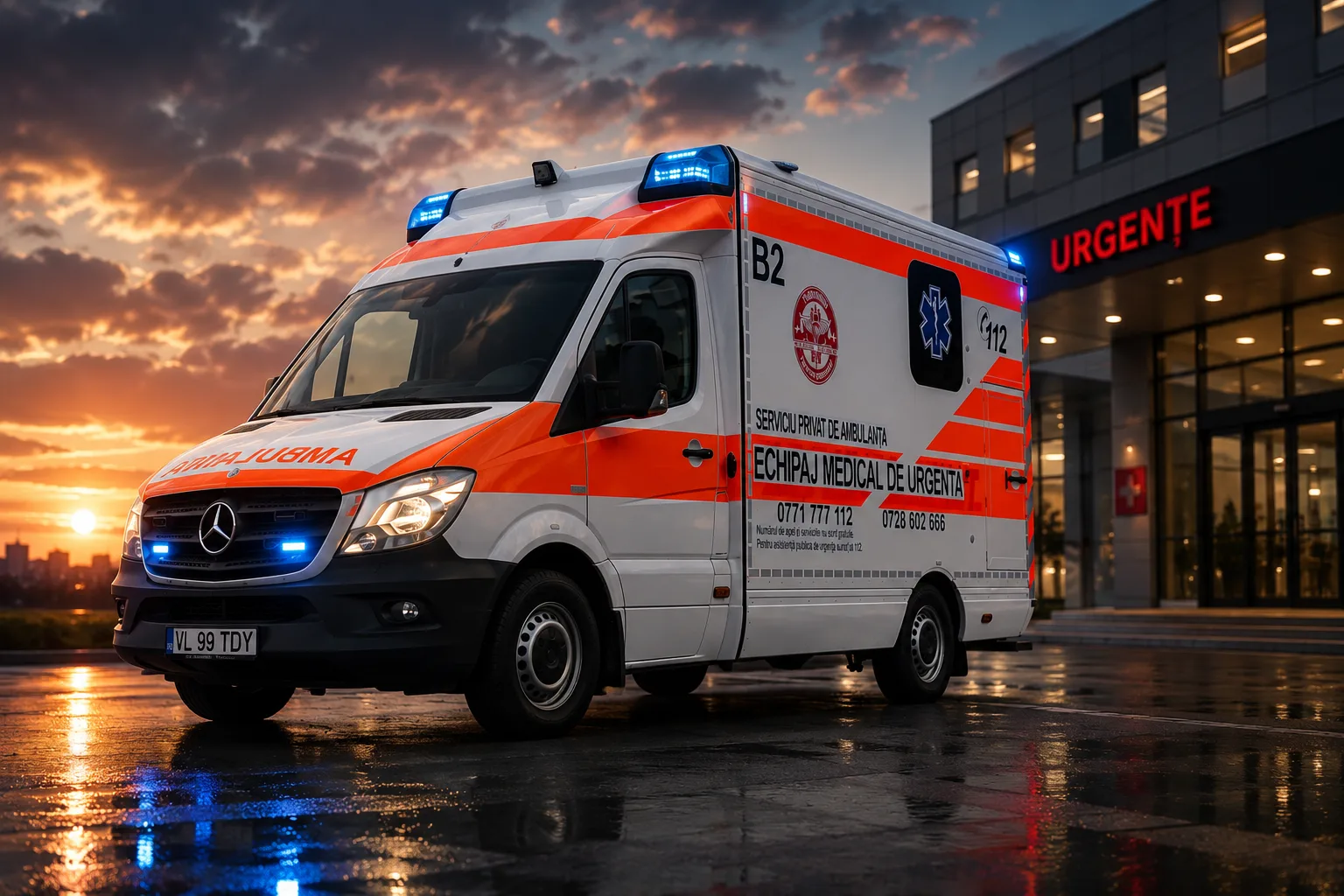 Ambulanta TADYMED pentru transport medical cu tarif clar