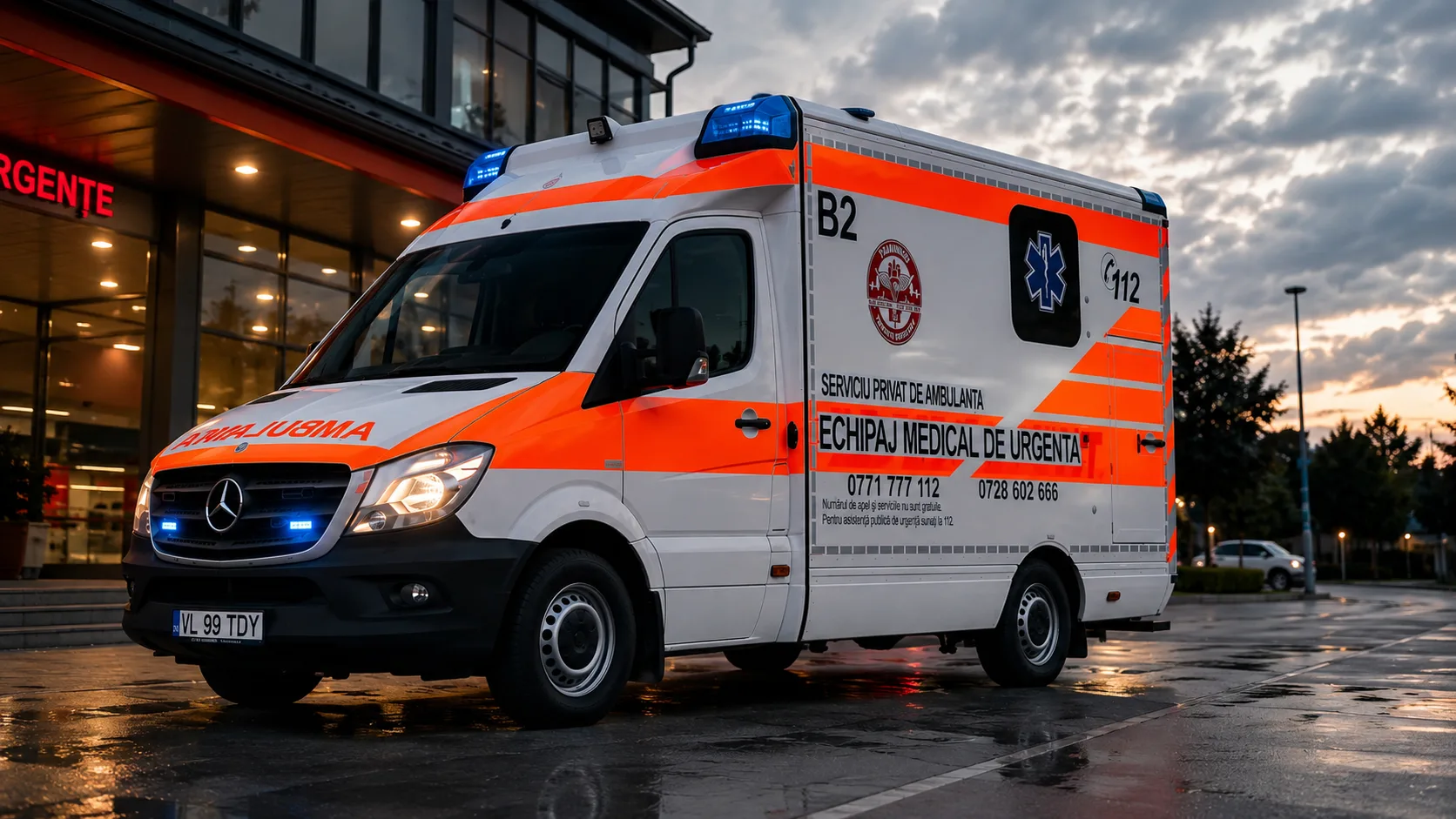 Ambulanta TADYMED pentru transport national si international